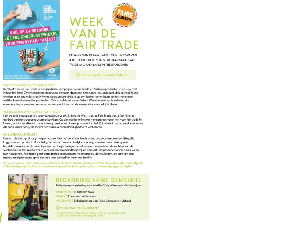 week van de Fair Trade